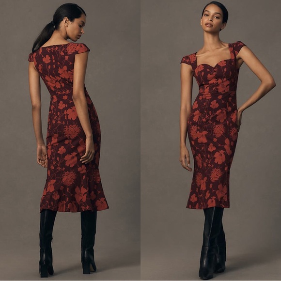 green emerald velvet dress Cafe Date Tweed Fit And Flare Mini Dress – VICI main image 0